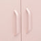 vidaXL - Opbergkast - 80x35x101,5 - cm - staal - roze