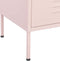 vidaXL - Opbergkast - 80x35x101,5 - cm - staal - roze