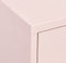 vidaXL - Opbergkast - 80x35x101,5 - cm - staal - roze