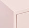 vidaXL - Opbergkast - 80x35x101,5 - cm - staal - roze