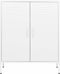 vidaXL - Opbergkast - 80x35x101,5 - cm - staal - wit