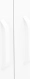 vidaXL - Opbergkast - 80x35x101,5 - cm - staal - wit