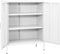 vidaXL - Opbergkast - 80x35x101,5 - cm - staal - wit
