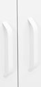 vidaXL - Opbergkast - 80x35x101,5 - cm - staal - wit