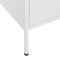 vidaXL - Opbergkast - 80x35x101,5 - cm - staal - wit