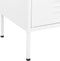 vidaXL - Opbergkast - 80x35x101,5 - cm - staal - wit