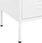 vidaXL - Opbergkast - 80x35x101,5 - cm - staal - wit