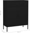 vidaXL - Opbergkast - 80x35x101,5 - cm - staal - zwart