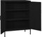 vidaXL - Opbergkast - 80x35x101,5 - cm - staal - zwart