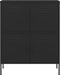 vidaXL - Opbergkast - 80x35x101,5 - cm - staal - zwart