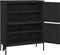 vidaXL - Opbergkast - 80x35x101,5 - cm - staal - zwart