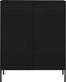 vidaXL - Opbergkast - 80x35x101,5 - cm - staal - zwart