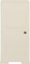 vidaXL - Opbergkast - hout-look - 40x43x85,5 - cm - kunststof - vanille-ijskleurig
