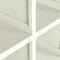 vidaXL - Opbergkast - hout-look - 79x43x125 - cm - kunststof - vanille-ijskleurig