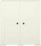 vidaXL - Opbergkast - hout-look - 79x43x85,5 - cm - kunststof - vanille-ijskleurig