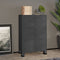 vidaXL - Opbergkast - industrieel - 70x40x115 - cm - metaal - antracietkleurig