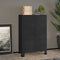 vidaXL - Opbergkast - industrieel - 75x40x115 - cm - metaal - zwart