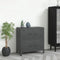 vidaXL - Opbergkast - industrieel - 75x40x80 - cm - staal - antracietkleurig