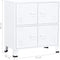 vidaXL - Opbergkast - industrieel - 75x40x80 - cm - staal - wit