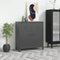 vidaXL - Opbergkast - industrieel - 90x40x100 - cm - staal - antracietkleurig