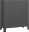 vidaXL - Opbergkast - industrieel - 90x40x100 - cm - staal - antracietkleurig