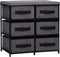 vidaXL - Opbergkast - met - 6 - lades - 55x29x55 - cm - staal - grijs