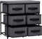 vidaXL - Opbergkast - met - 6 - lades - 55x29x55 - cm - staal - grijs