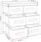 vidaXL - Opbergkast - met - 6 - lades - 55x29x55 - cm - staal - zwart