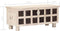 vidaXL - Opbergkist - 110x40x45 - cm - massief - acaciahout - wit