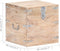 vidaXL - Opbergkist - 40x40x40 - cm - massief - acaciahout