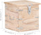vidaXL - Opbergkist - 40x40x40 - cm - massief - acaciahout