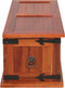 vidaXL - Opbergkist - 60x25x22 - cm - massief - acaciahout