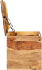 vidaXL - Opbergkist - 80x40x40 - cm - massief - sheeshamhout