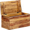 vidaXL - Opbergkist - 80x40x40 - cm - massief - sheeshamhout
