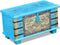 vidaXL - Opbergkist - 80x40x45 - cm - mangohout - blauw