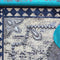 vidaXL - Opbergkist - 80x40x45 - cm - mangohout - blauw