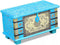 vidaXL - Opbergkist - 80x40x45 - cm - mangohout - blauw