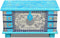 vidaXL - Opbergkist - 80x40x45 - cm - mangohout - blauw