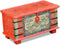 vidaXL - Opbergkist - 80x40x45 - cm - mangohout - rood