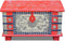 vidaXL - Opbergkist - 80x40x45 - cm - mangohout - rood