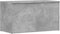 vidaXL - Opbergkist - 84x42x46 - cm - bewerkt - hout - betongrijs
