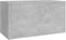 vidaXL - Opbergkist - 84x42x46 - cm - bewerkt - hout - betongrijs