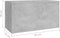 vidaXL - Opbergkist - 84x42x46 - cm - bewerkt - hout - betongrijs