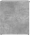 vidaXL - Opbergkist - 84x42x46 - cm - bewerkt - hout - betongrijs