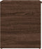 vidaXL - Opbergkist - 84x42x46 - cm - bewerkt - hout - bruin - eikenkleur