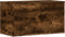 vidaXL - Opbergkist - 84x42x46 - cm - bewerkt - hout - gerookt - eikenkleurig
