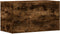 vidaXL - Opbergkist - 84x42x46 - cm - bewerkt - hout - gerookt - eikenkleurig