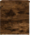 vidaXL - Opbergkist - 84x42x46 - cm - bewerkt - hout - gerookt - eikenkleurig