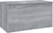 vidaXL - Opbergkist - 84x42x46 - cm - bewerkt - hout - grijs - sonoma - eikenkleurig