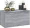 vidaXL - Opbergkist - 84x42x46 - cm - bewerkt - hout - grijs - sonoma - eikenkleurig